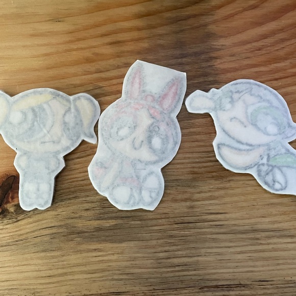 Powerpuff Girls Embroidered Patches set of 3 - Picture 2 of 4